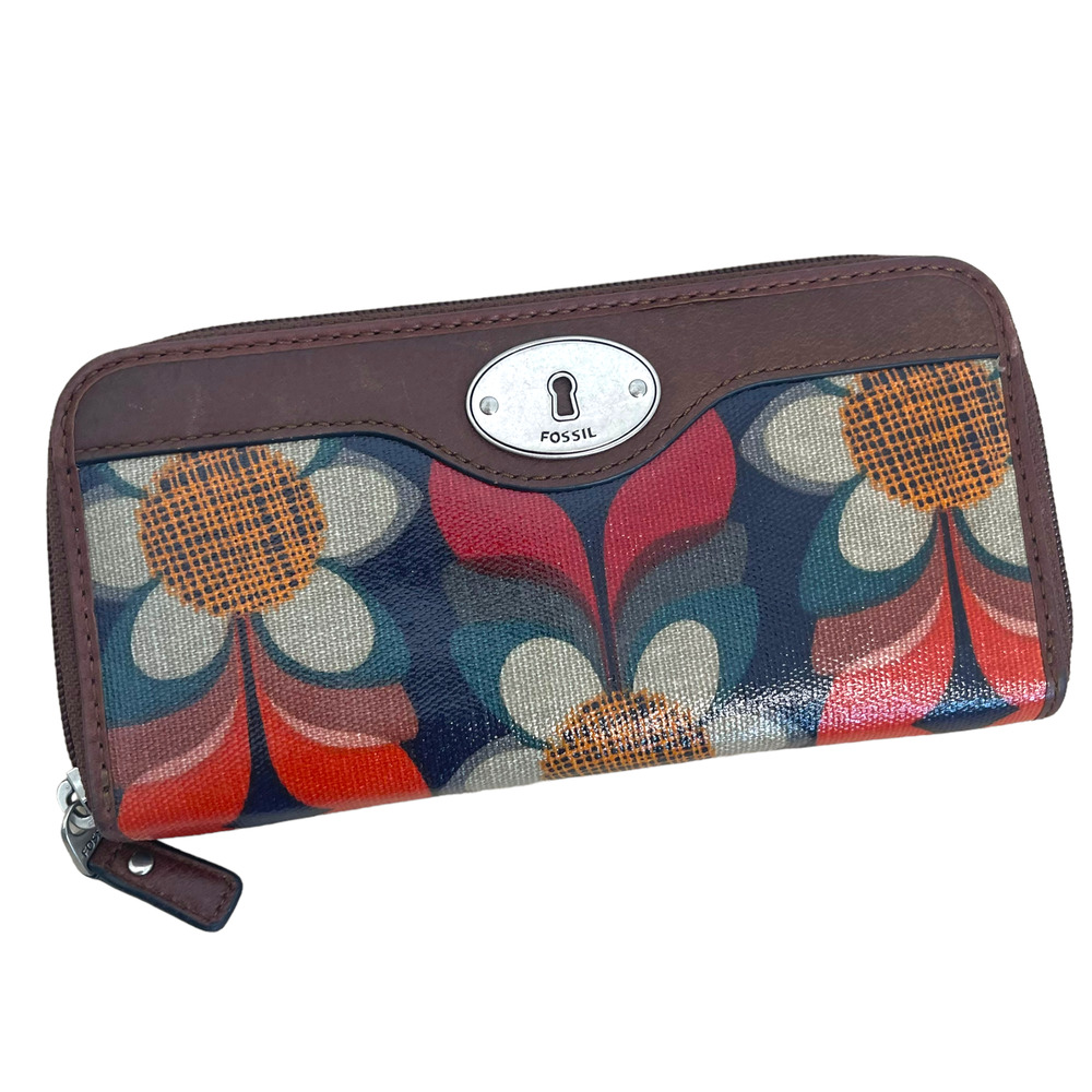 Fossil Multicolor Floral Wallet - image 1